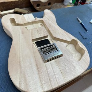 Guitar body blank (2 pieces)